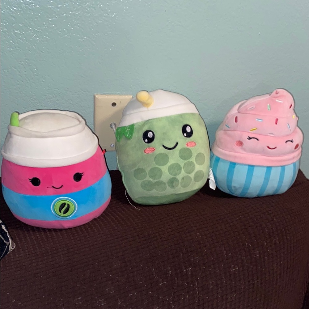 Cute Squishmallows Plush Toy Trio